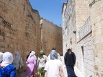 Walking towards Zion Gate and entry into the city