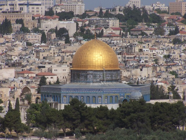 Dome of the Rock from Mt Olives