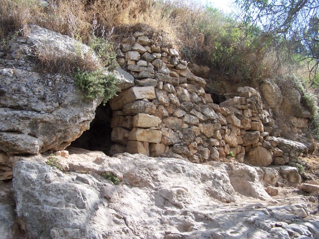 Sataf Nod - Cave, with constructed front wall