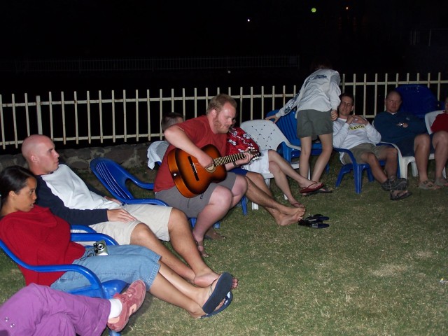 En Gev - Evening chorus & s'mores - there's a sweet sweet Spirit in the place