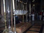 The Stone Table is the place remembered where they laid Jesus's body prior to placing Him in the Tomb.