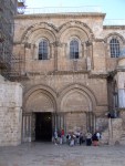 The Church of the Holy Sepulcher remembers the crucifiction and burial of Jesus Christ.