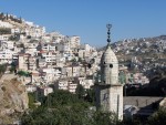 From this lower part of the city,  it was interesting to lookout and ponder David,  standing on the roof of his house and seeing the people in their daily lives below.