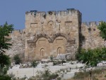 East Gate - from Kidron Valley