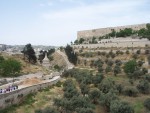 Kidron Valley - path by tombs