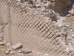 New Testament Jericho - Herod introduced building with the diamond shaped stones,  that could be stacked and interlocking made a strong wall.