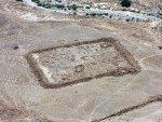 Masada - Roman camps at the base of Masada