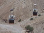 Masada - Trams on the way.