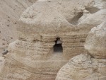 Qumran - They're most lasting actions was the placing of scrolls from the Biblical texts into caves along this ridge isolated from Man and profit.