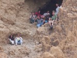 Qumran - Paul takes a moment for an on location devotional