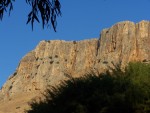 Mt Arbel - basking in the evening sun