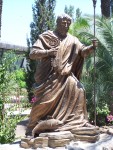 Capernaum - Statue of Peter