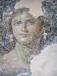 Zippori - monalisa mosaic detail