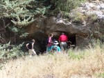 Emmaus Way - Exploring a little side  cave