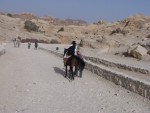 Petra - Dawn riding into the siq