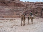 Petra - The Greeks & Romans also had influence here - with a classic theatre - but this one is carved into the mountain completely.  It is one single piece of sandstone.