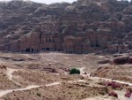 Petra - View from the Opposite valley wall Museum