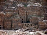 Petra - View from the Opposite valley wall Museum