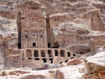 Petra, view from the cliff base.