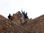 Shobok - Islamic Warriors are occupying much of the fort so we had to leave.  Really,  they were shooting a move there and we did have to leave.