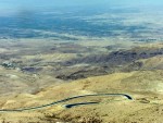 Mt Nebo - view of local area.  However because of Moses's sin,  he would not be able to step into the land.