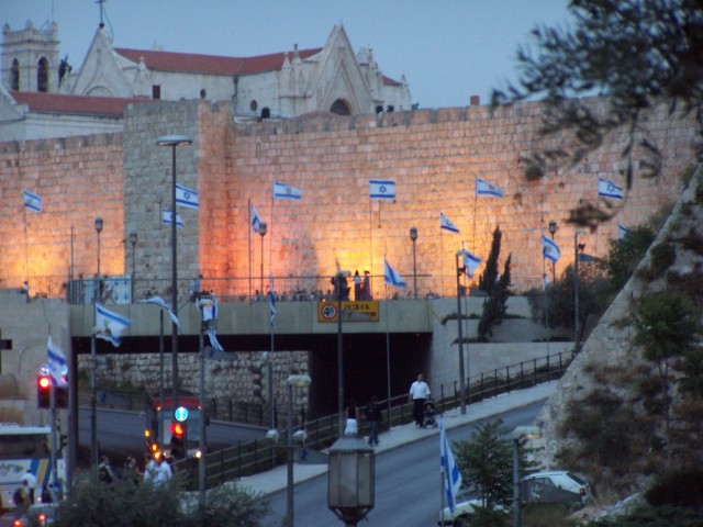 The Wall,  by Jaffa Gate
