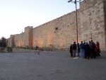 City Wall by Jaffa Gate