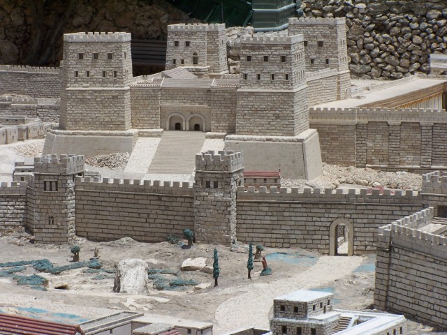 Fortress of Antonio, Gate, and Golgatha