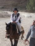 Dawn on horseback at Petra