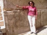 Katherine at the Temple Mount